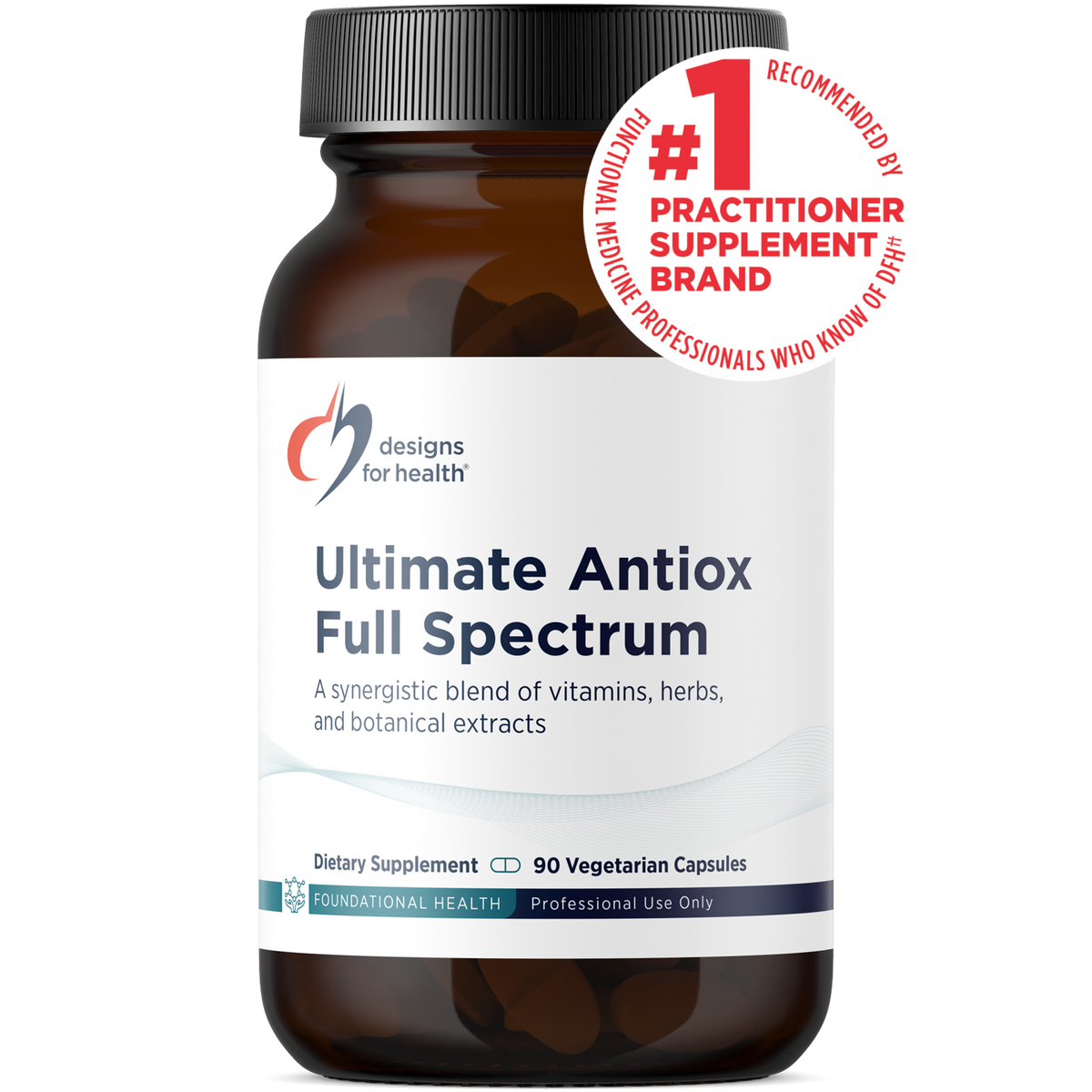 Ultimate Antiox Full Spectrum, 90 Veg Capsules, by Designs For Health