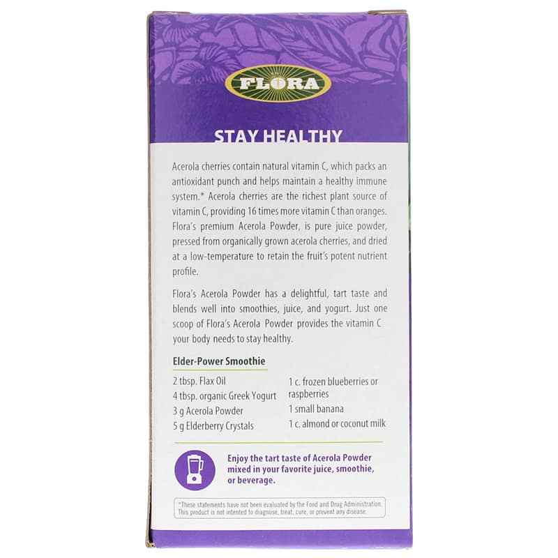 Acerola Powder Organic, by Flora, image #3