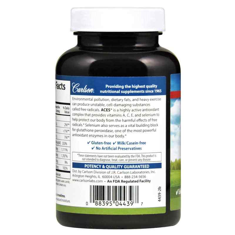 ACES Vitamins A, C, E + Selenium, 90 Softgels, by Carlson Labs, image #3