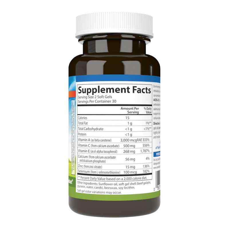 ACES+Zn Vitamins A, 60 Softgels, by Carlson Labs, image #2