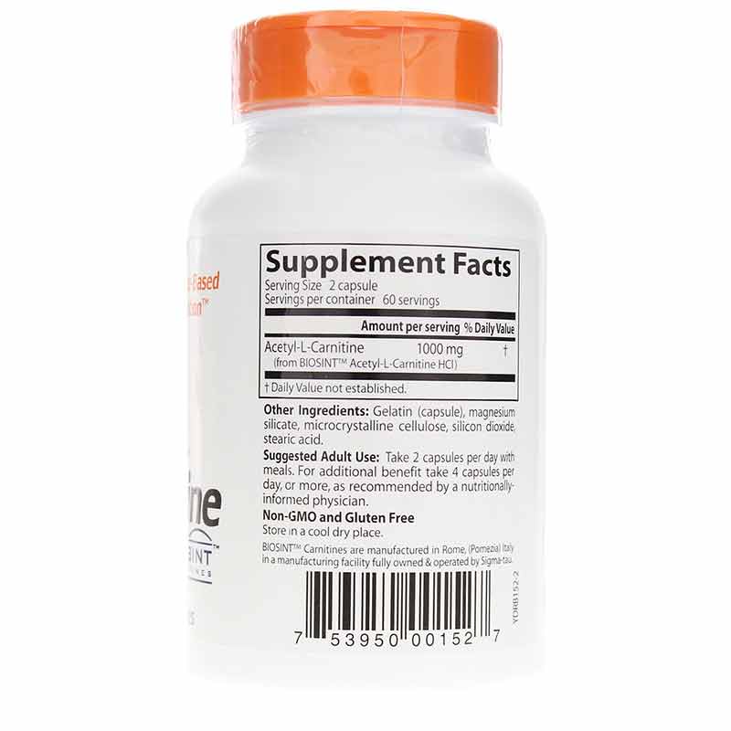 Acetyl-L-Carnitine 500 Mg, by Doctors Best, image #2