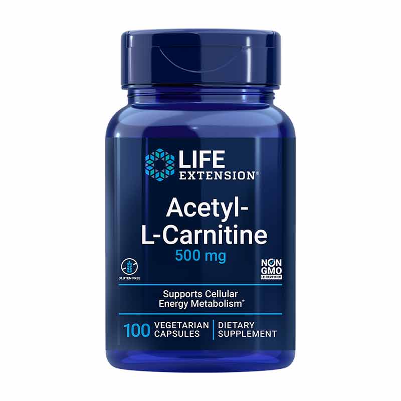 Life Extension Acetyl-L-Carnitine 500mg Veg Capsules
