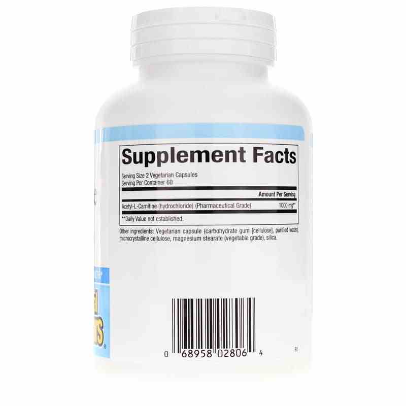 Acetyl-L-Carnitine 500 Mg, 120 Veg Capsules, by Natural Factors, image #2