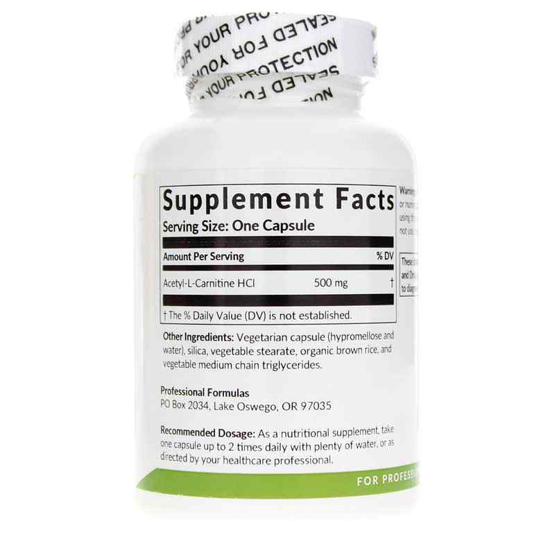 Acetyl L-Carnitine Capsules, by Professional Formulas, image #2