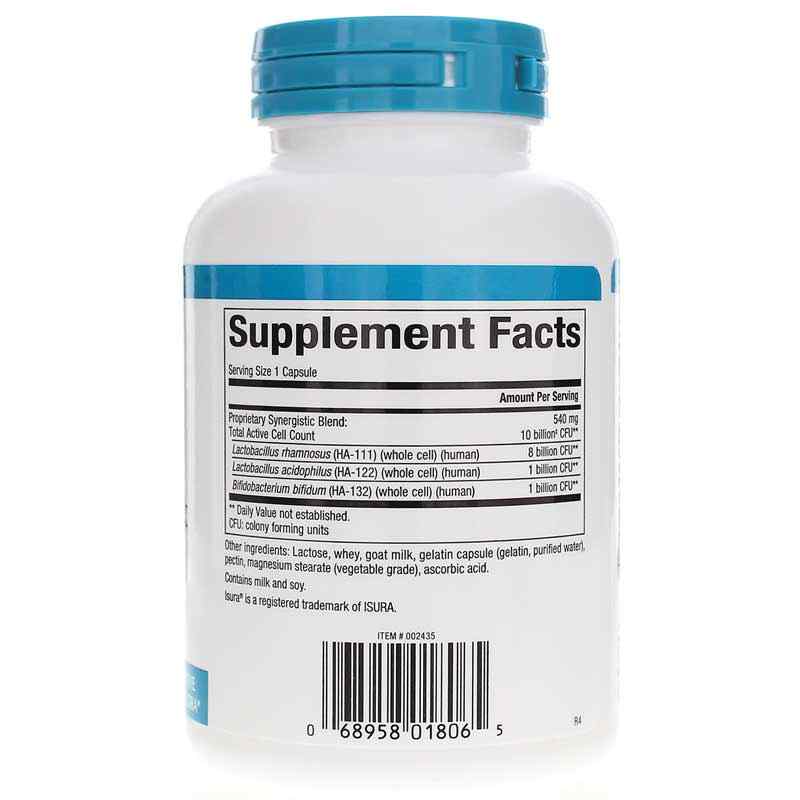 Acidophilus & Bifidus Double Strength 10 Billion, 180 Capsules, by Natural Factors, image #2