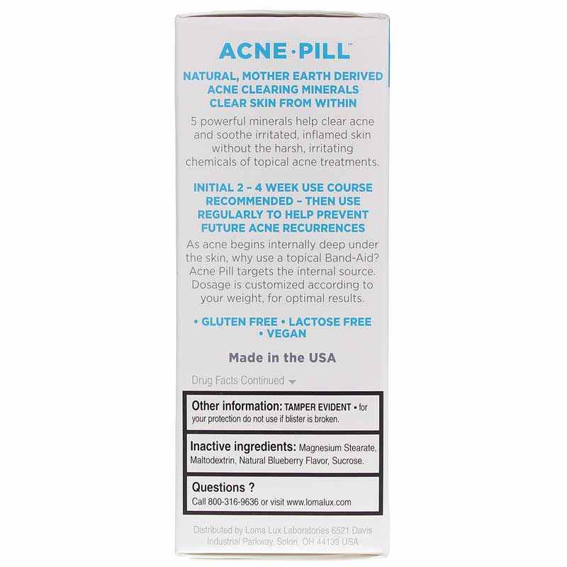 Acne Pill, 60 Pills, by Loma Lux Laboratories, image #4