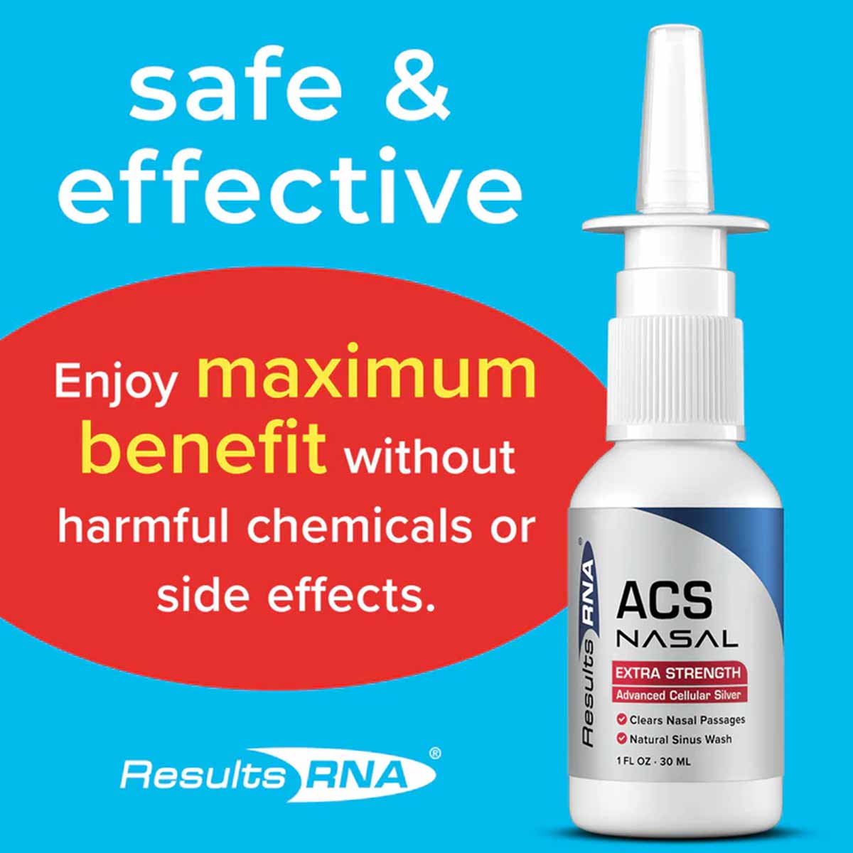 ACS Nasal Spray Extra Strength 3 Bottle Set, by Results RNA