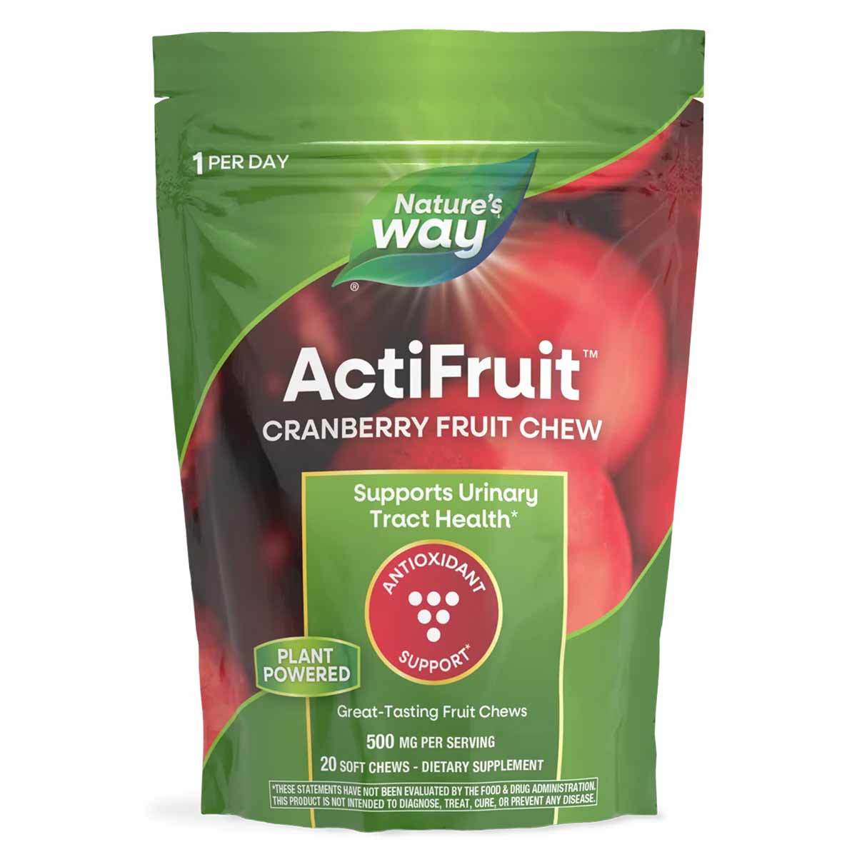 ActiFruit Cranberry Fruit Chew, by Natures Way