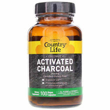 Activated Charcoal, 100 Vegan Capsules, by Country Life