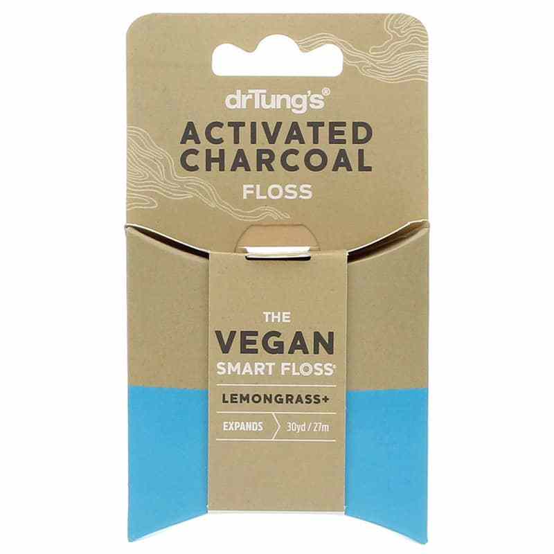 Activated Charcoal Floss Vegan, by Dr. Tungs