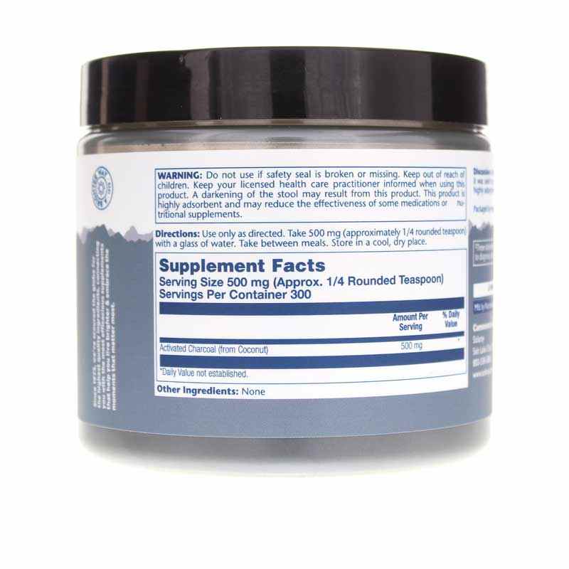 Activated Coconut Charcoal Powder 500 Mg, by Solaray, image #2