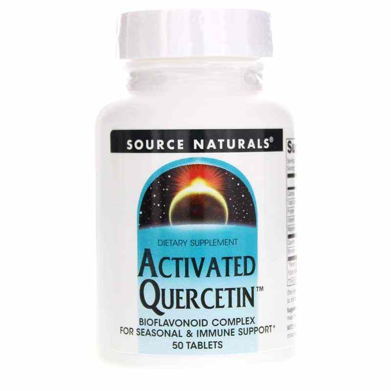 Activated Quercetin Bioflavonoid Complex Tablets, 50 Tablets, by Source Naturals