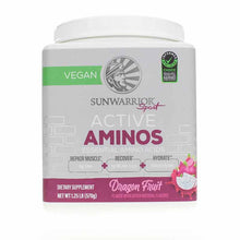 Active Aminos Vegan, Dragon Fruit, 30 Servings, by Sunwarrior