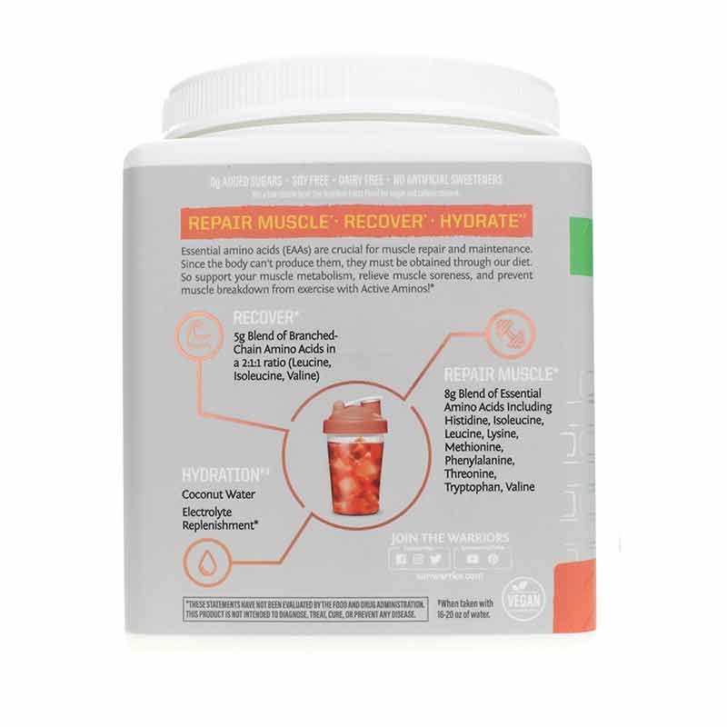 Active Aminos Vegan, Mango, 30 Servings, by Sunwarrior, image #4