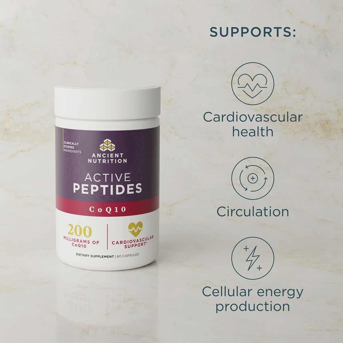 Active Peptides CoQ10, by Ancient Nutrition