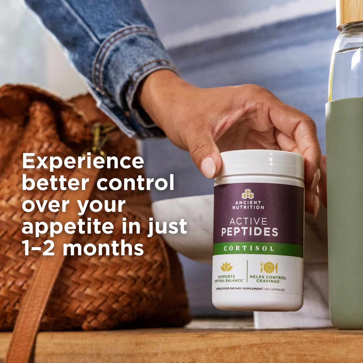 Active Peptides Cortisol Capsules, by Ancient Nutrition