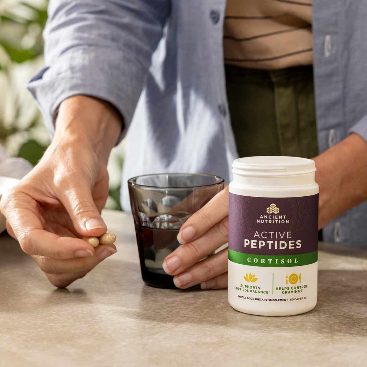 Active Peptides Cortisol Capsules, by Ancient Nutrition