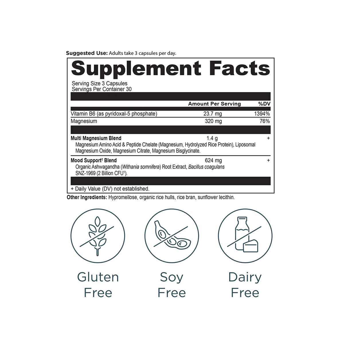 Active Peptides Magnesium Complex Capsules, by Ancient Nutrition
