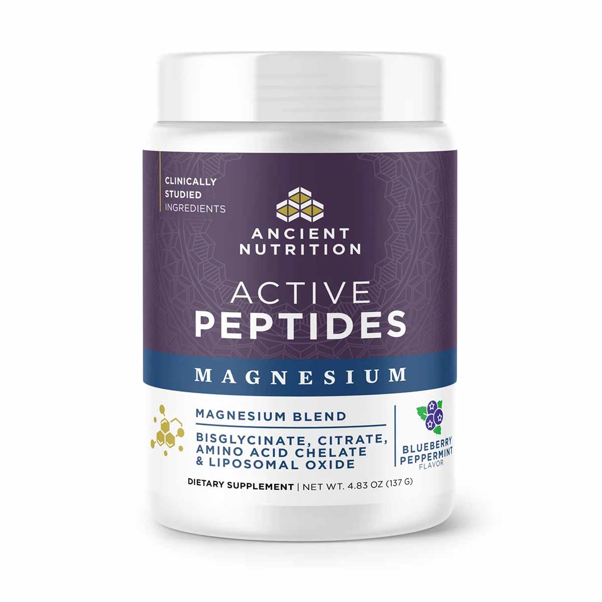 Active Peptides Magnesium Complex Powder, by Ancient Nutrition