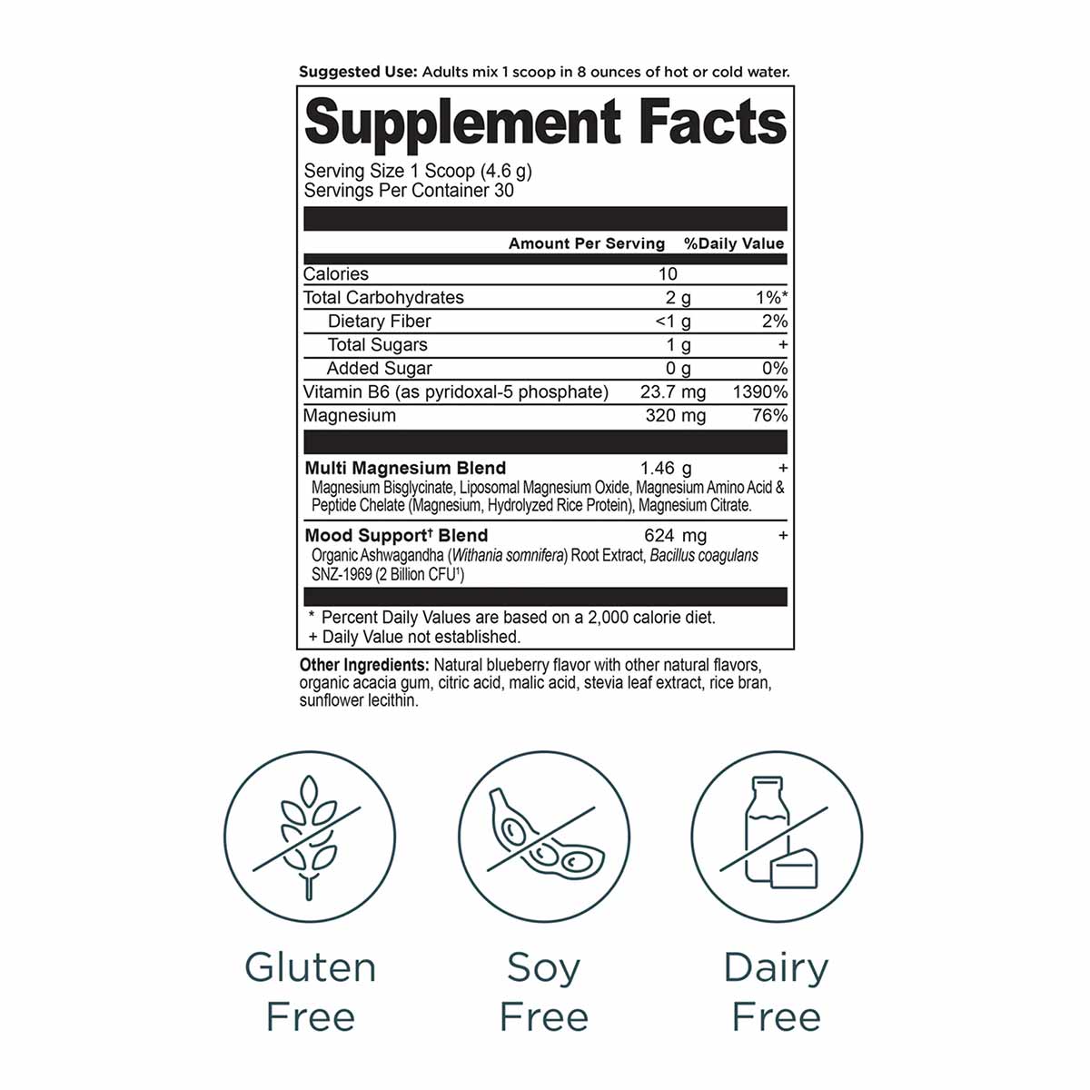 Active Peptides Magnesium Complex Powder, by Ancient Nutrition