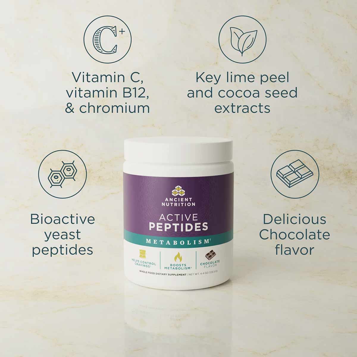 Active Peptides Metabolism Powder, by Ancient Nutrition