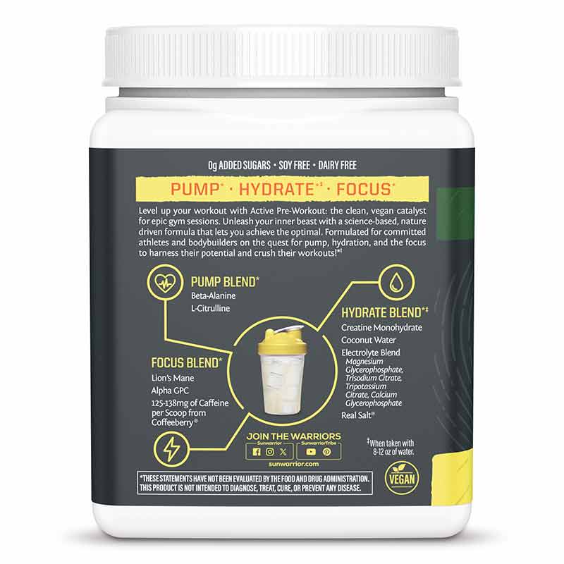 Active Pre-Workout, Mango, 30 Servings, by Sunwarrior, image #3