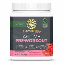 Active Pre-Workout, Watermelon, 30 Servings, by Sunwarrior