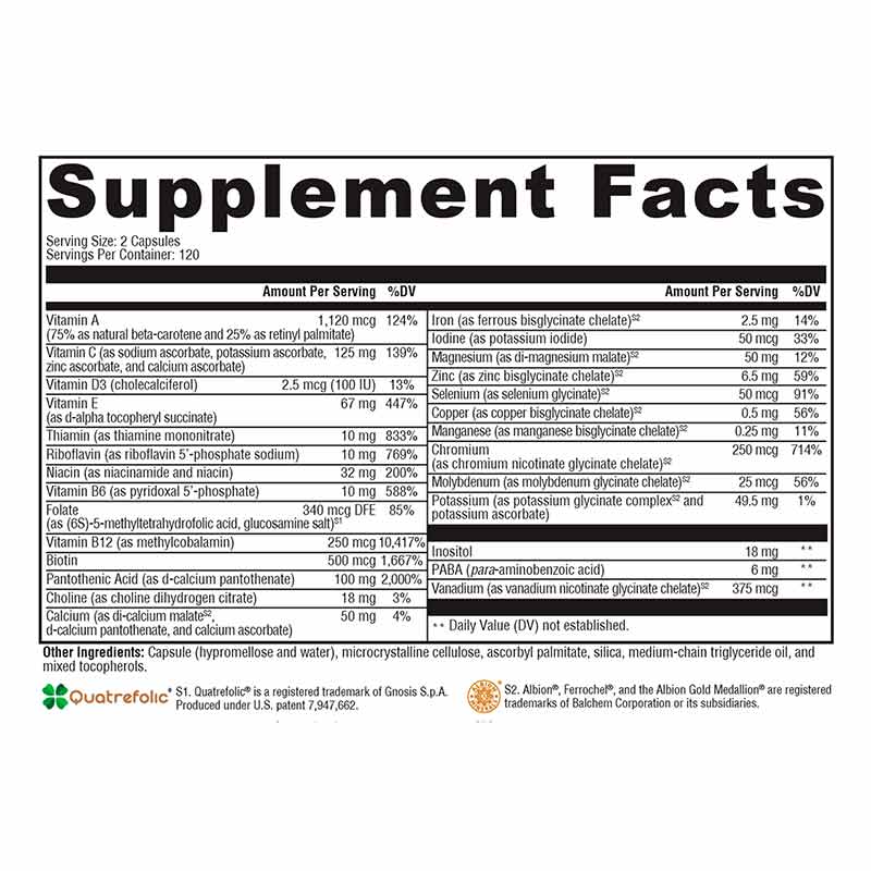 ActivNutrients, 240 Veg Capsules, by Xymogen, image #2