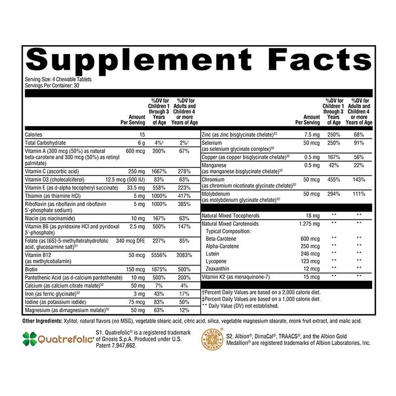 ActivNutrients Chewable Children's Multivitamin, 120 Chewable Tablets, by Xymogen, image #2