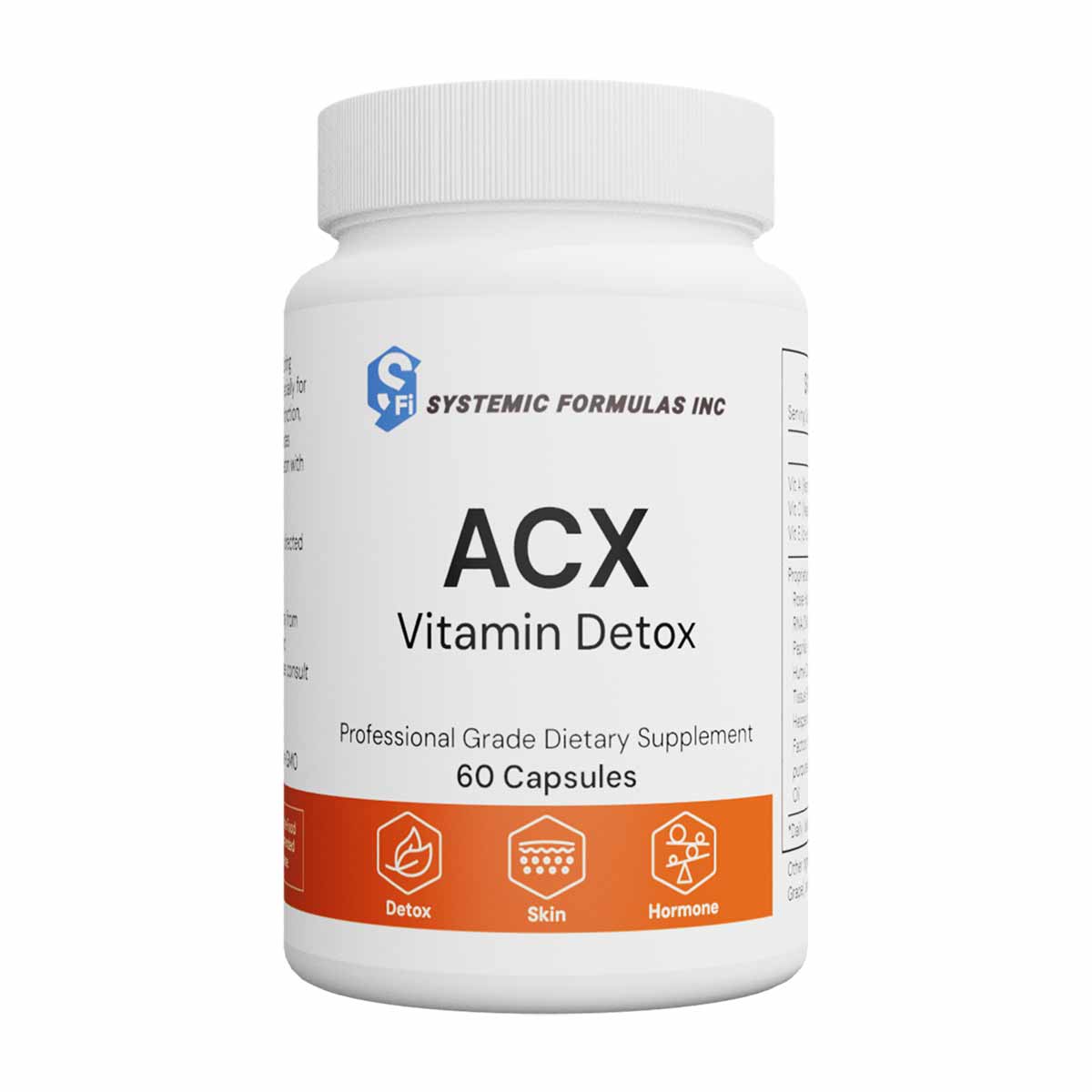 ACX Vitamin Detox, Systemic Formulas – Natural Healthy Concepts