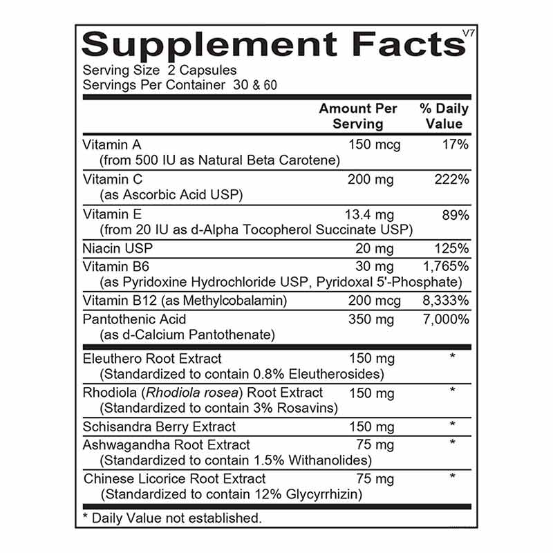 Adapten-All, 120 Capsules, by Ortho Molecular, image #2