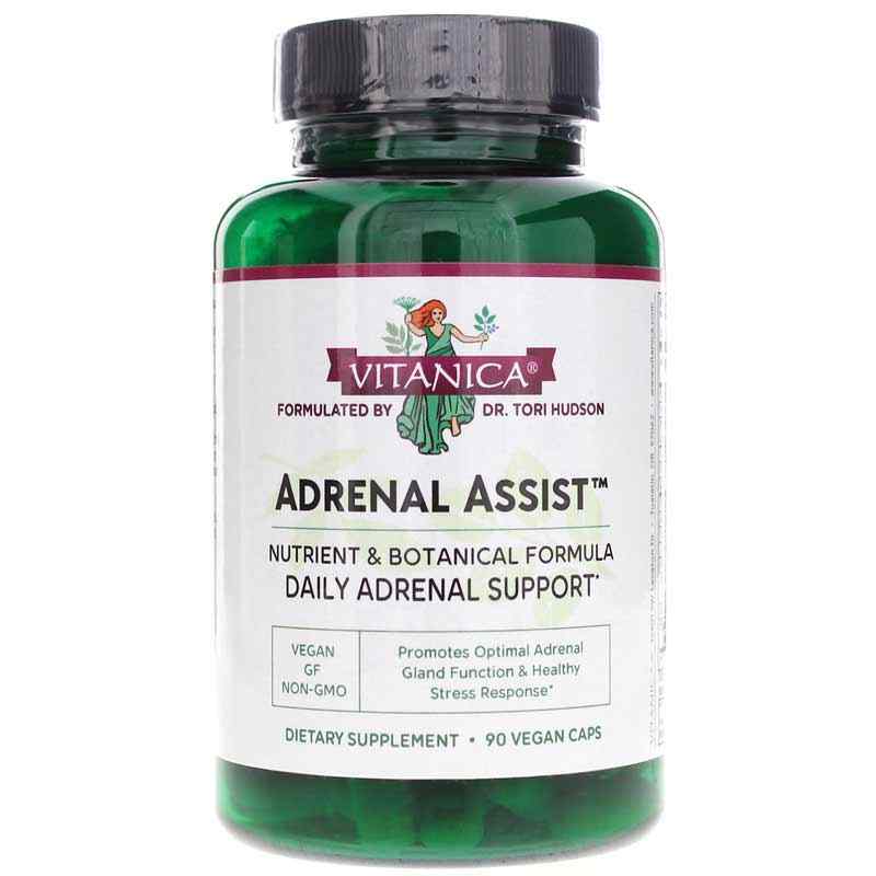 Adrenal Assist, 90 Veg Capsules, by Vitanica