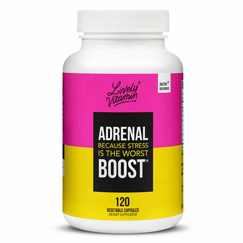 Adrenal Boost, 120 Capsules, by Lively Vitamin Co