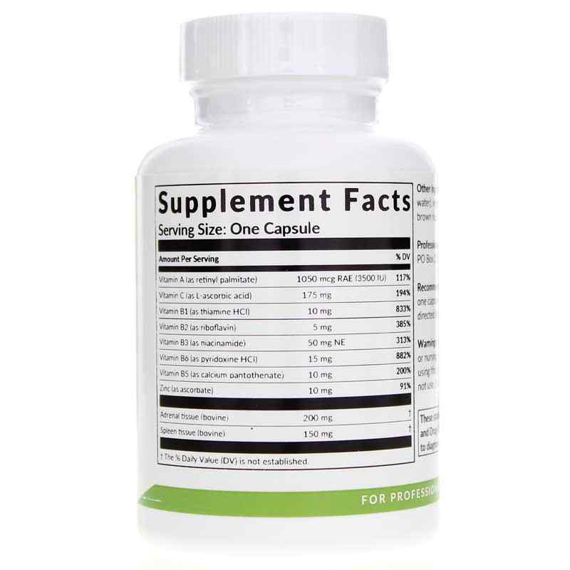 Adrenal Complex, 60 Capsules, by Professional Formulas, image #2