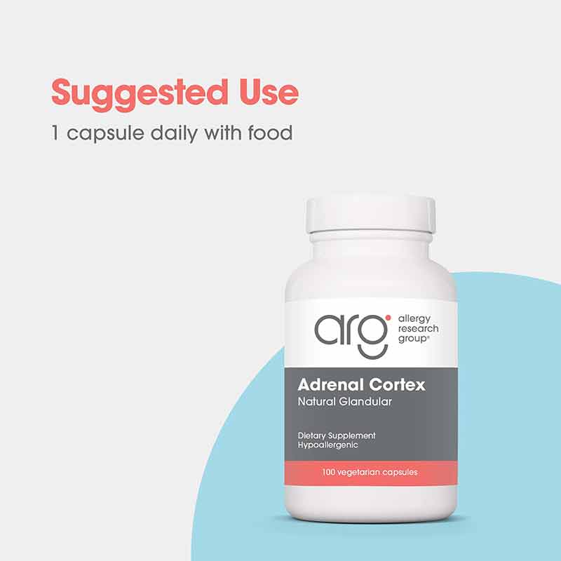Adrenal Cortex Natural Glandular, by Allergy Research Group, image #4
