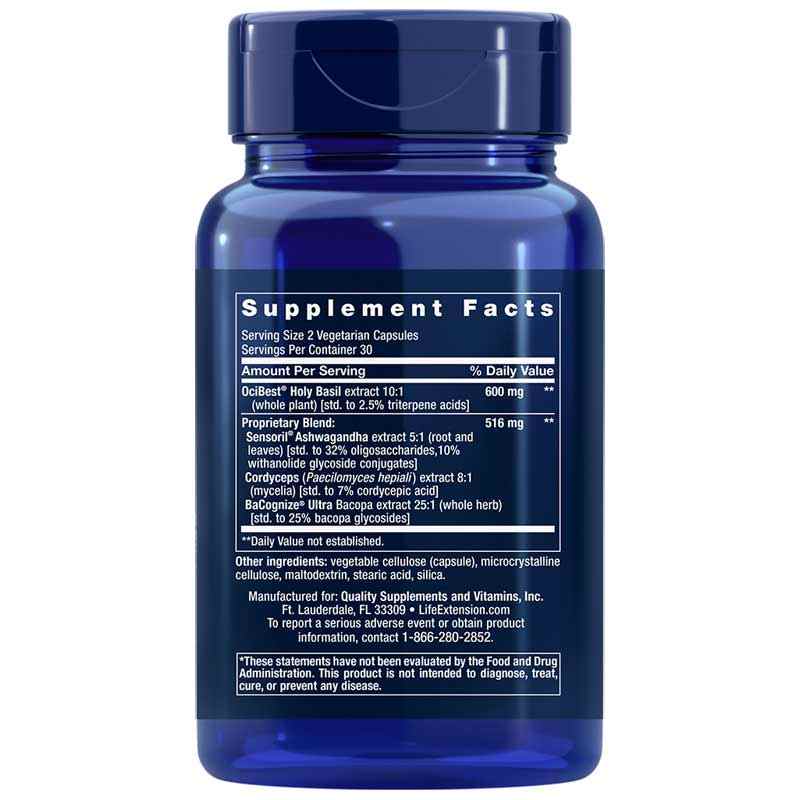 Adrenal Energy Formula, 60 Veg Capsules, by Life Extension, image #2