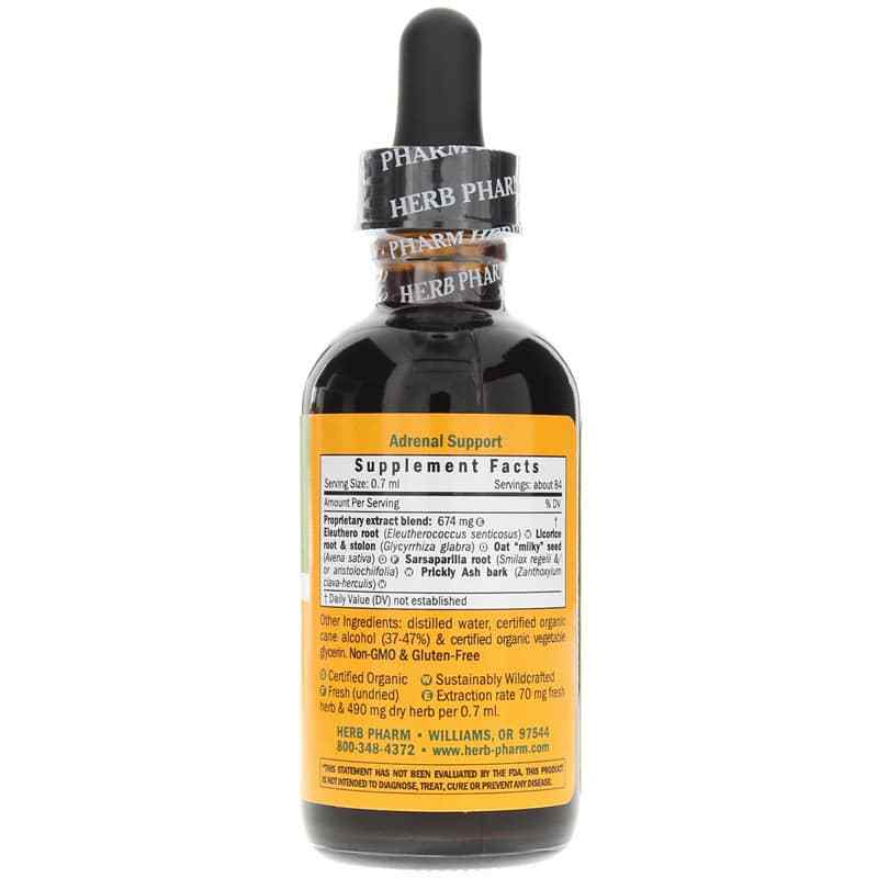 Adrenal Support, 2 Oz, by Herb Pharm, image #2