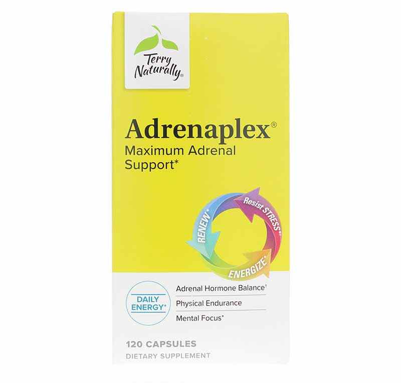 Adrenaplex Maximum Adrenal Support, 120 Capsules, by Terry Naturally