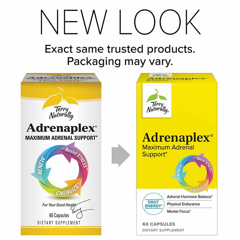 Adrenaplex Maximum Adrenal Support, 60 Capsules, by Terry Naturally, image #2