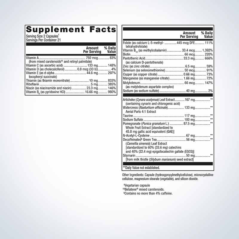 AdvaClear, 42 Capsules, by Metagenics, image #2