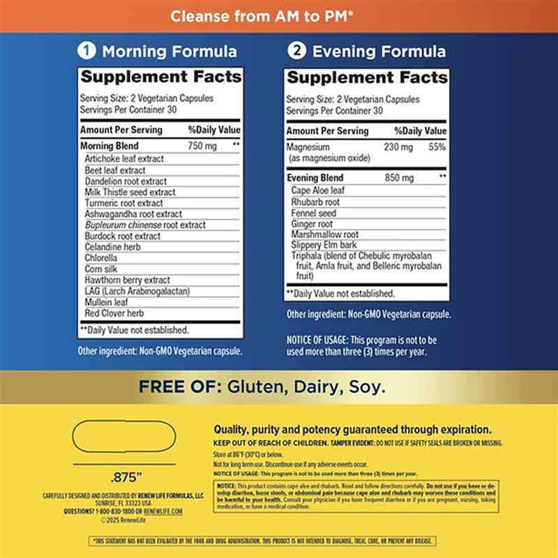 Advanced Cleanse Smart 30-Day Program, Renew Life – Natural Healthy ...