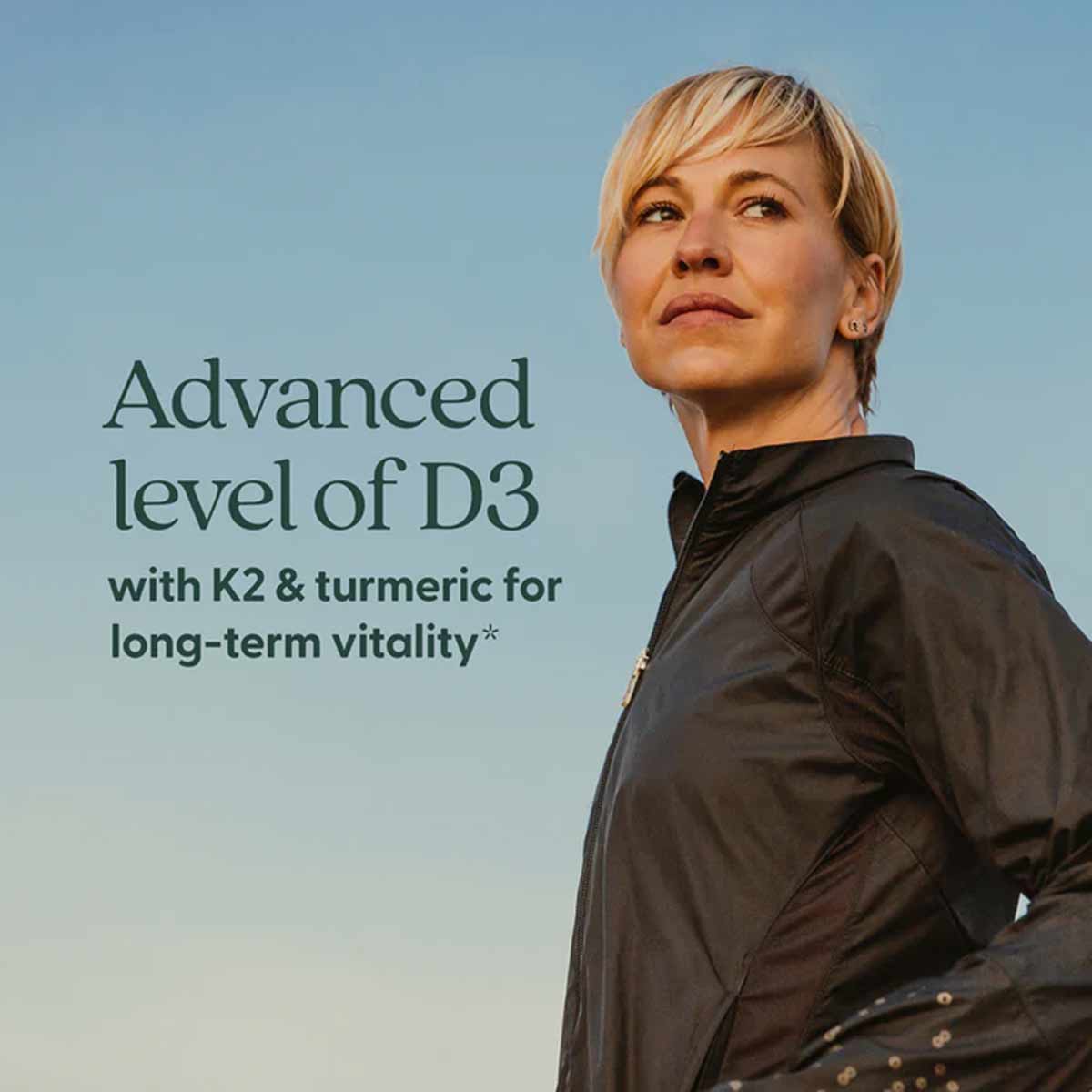Advanced D3 & K2 + Turmeric, by New Chapter
