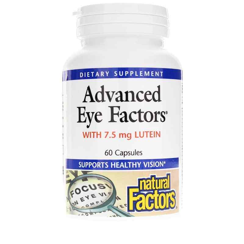 Advanced Eye Factors with 7.5 Mg Lutein, by Natural Factors