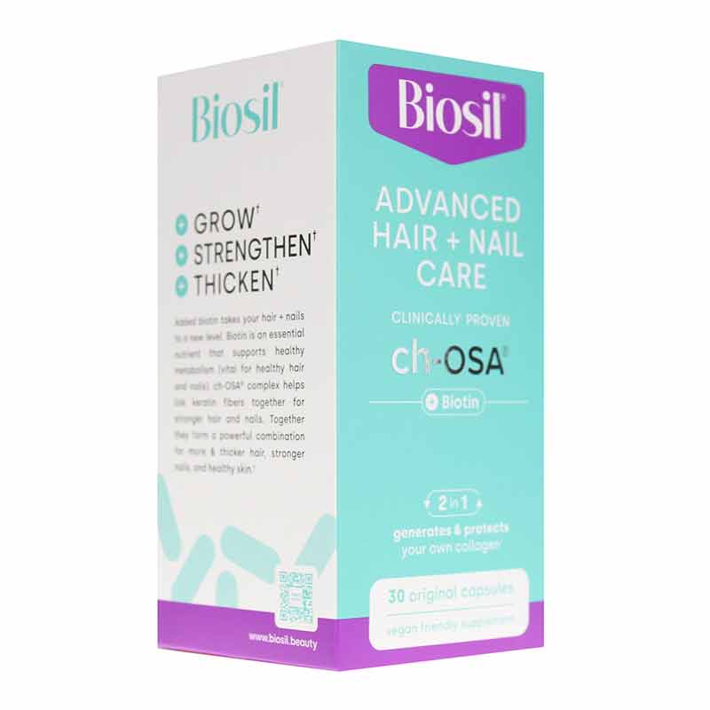 Advanced Hair + Nail Care, 30 Capsules, by BioSil