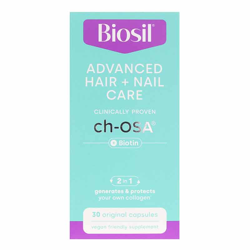 Advanced Hair + Nail Care, 30 Capsules, by BioSil, image #2