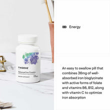 Advanced Iron Complex (formerly Ferrasorb), 60 Veg Capsules, by Thorne Research