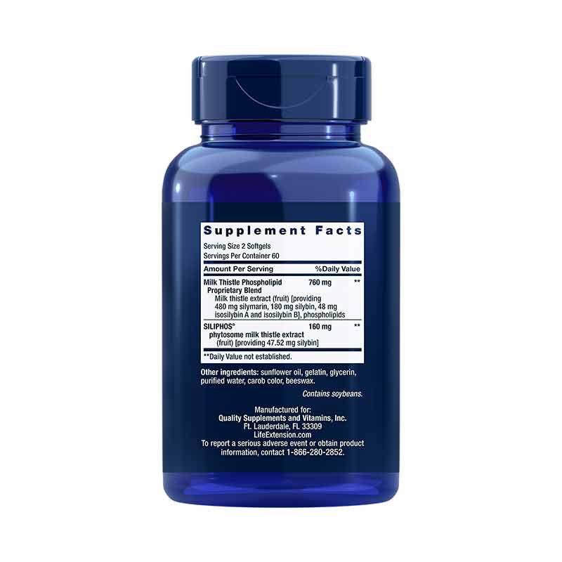 Advanced Milk Thistle, 120 Softgels, by Life Extension, image #2