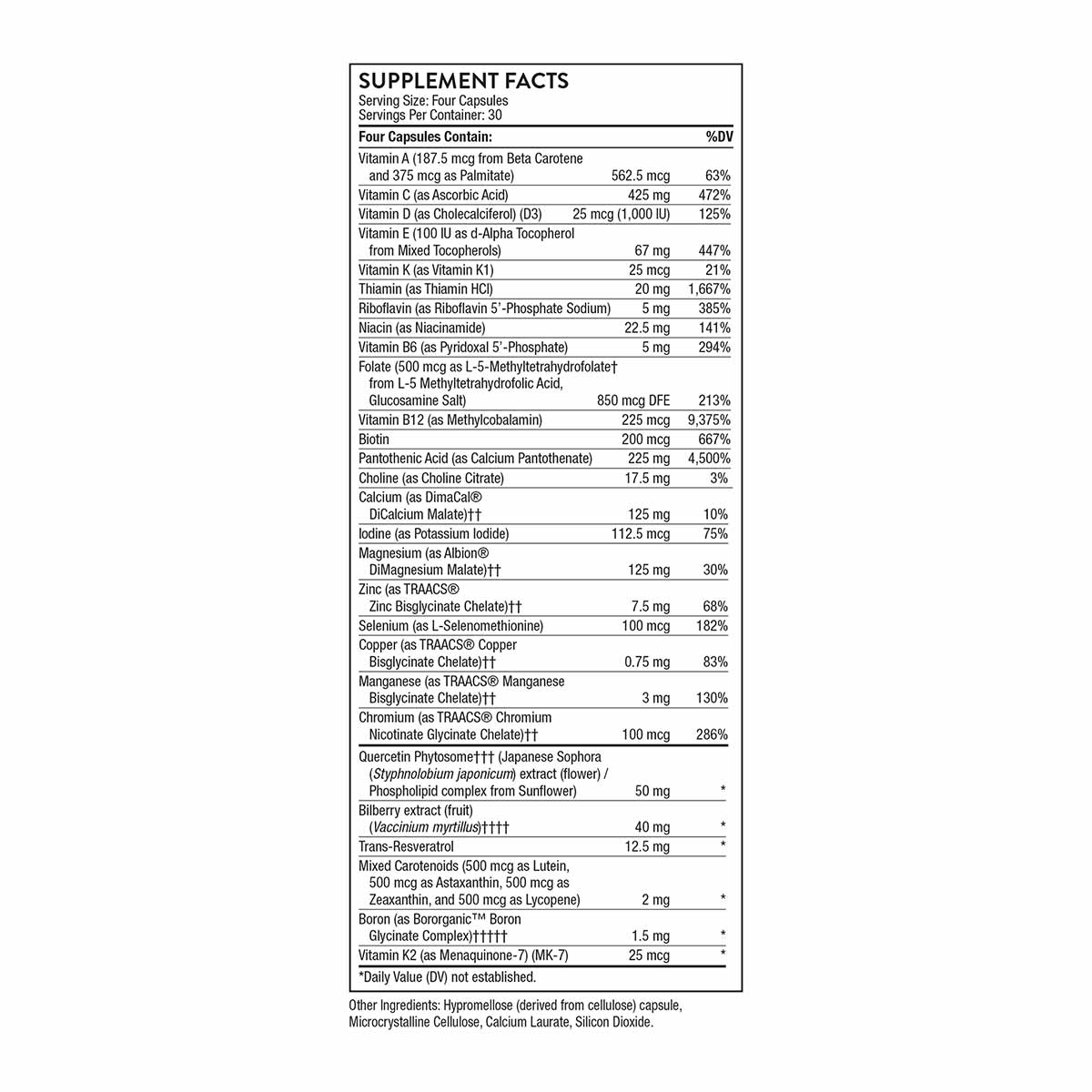 Advanced Nutrients, 120 Capsules, by Thorne Research