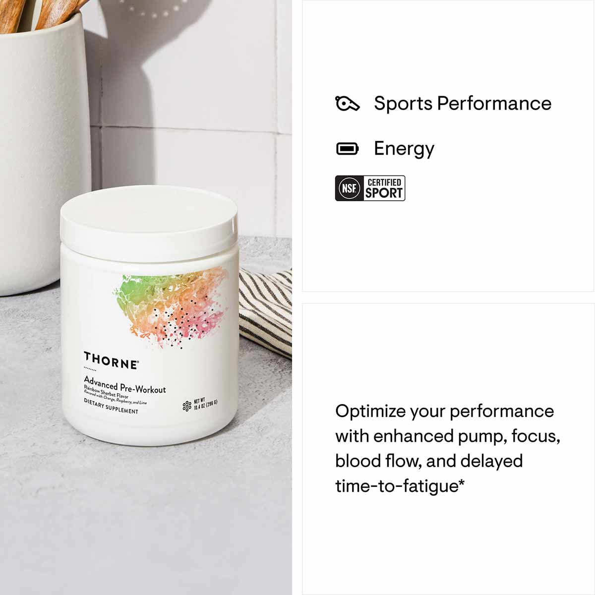 Advanced Pre-Workout, by Thorne Research