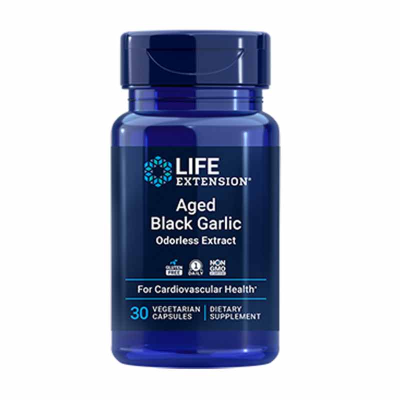 Aged Black Garlic, 30 Vegetarian Capsules, by Life Extension
